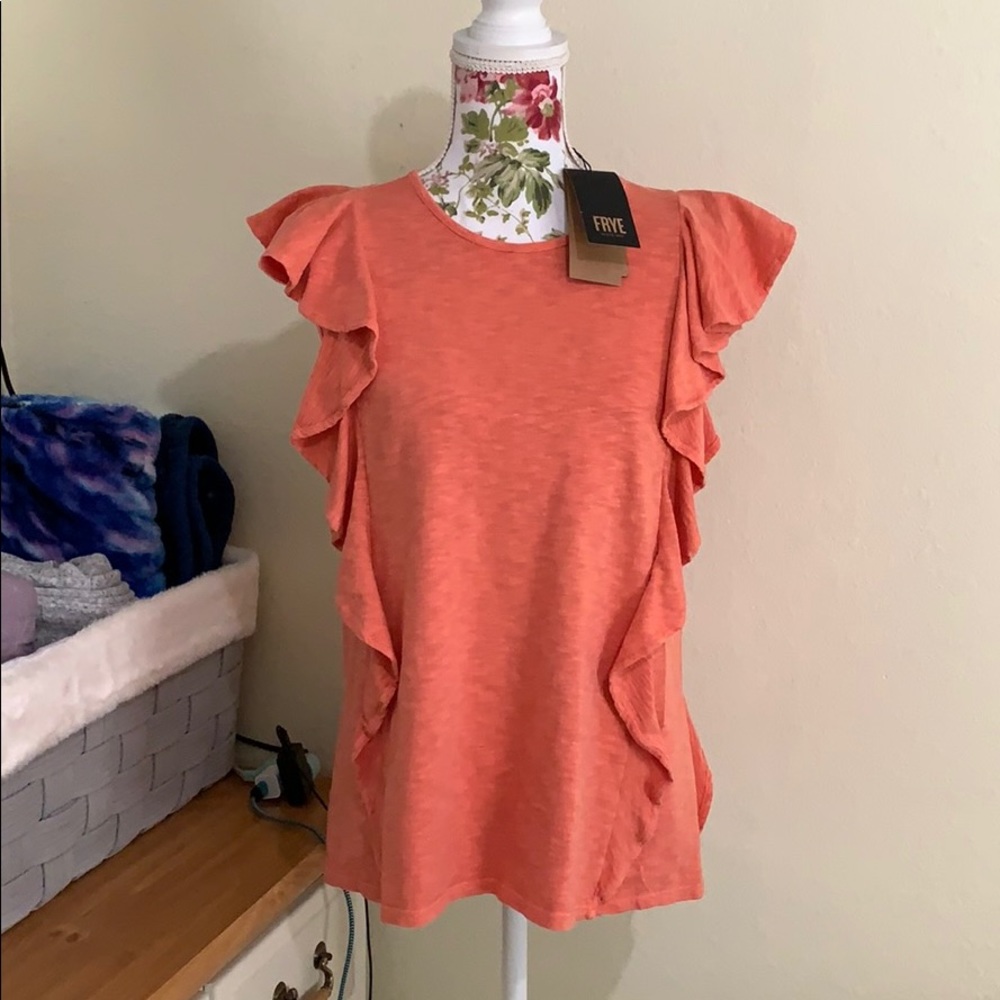 Frye Ruffle Sleeveless Top - Picture 3 of 14